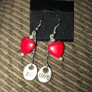 New, heart and sayings necklace